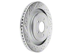 Baer Sport Drilled and Slotted Rotors; Rear Pair (15-23 Mustang GT w/ Performance Pack)