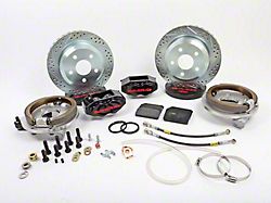 Baer SS4 Rear 5-Lug Big Brake Kit with 12-Inch Rotors; Black Calipers (79-93 Mustang)
