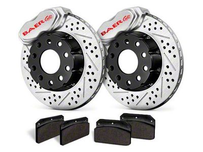 Baer SS4+ Deep Stage Rear Big Brake Kit with 11.625-Inch Rotors; Clear Calipers (15-23 Mustang GT, EcoBoost, V6)