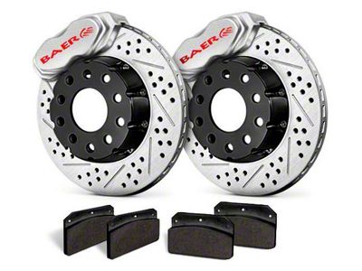 Baer SS4+ Deep Stage Rear Big Brake Kit; Clear Calipers (15-23 Mustang GT, EcoBoost, V6)