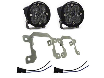 Baja Designs Squadron-R SAE LED Fog Light Pocket Kit; White (15-17 Mustang GT, EcoBoost, V6)