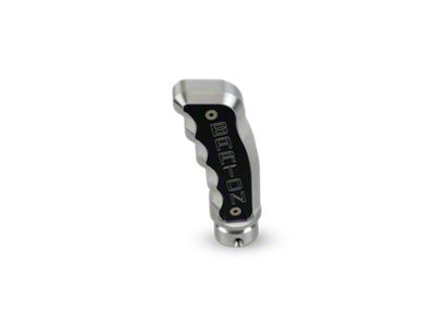 Barton Automatic Pistol Grip Shift Knob with Black Inlays and Barton Engraving; Brushed (16-24 Camaro)