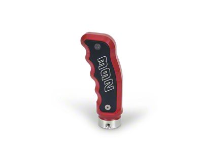 Barton Automatic Pistol Grip Shift Knob with 392 Engraving; Red (15-23 Charger)
