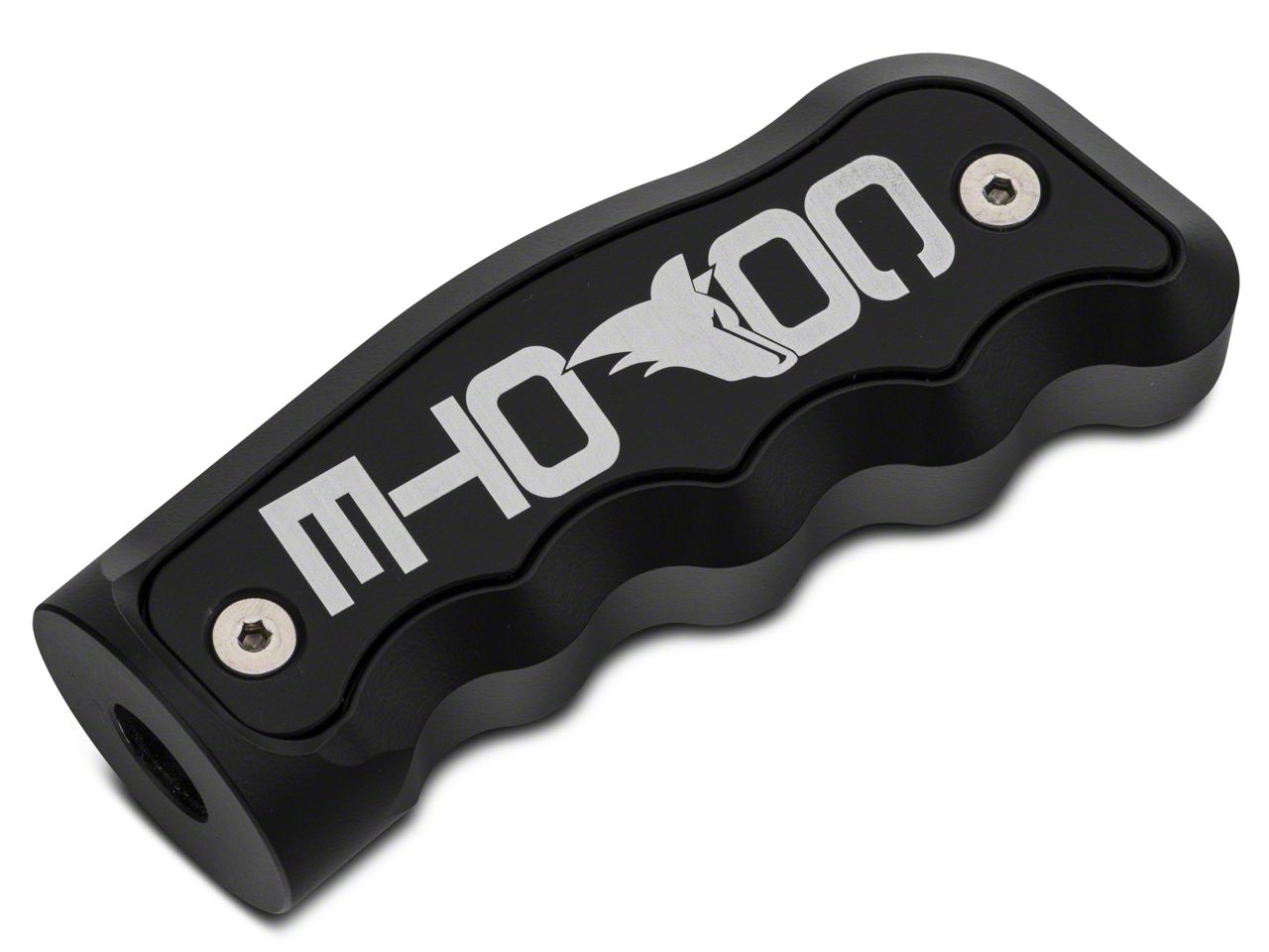 Barton Mustang Pistol Grip Shifter Handle with Coyote Logo; Black BMPGBBCOY (1114 Mustang GT