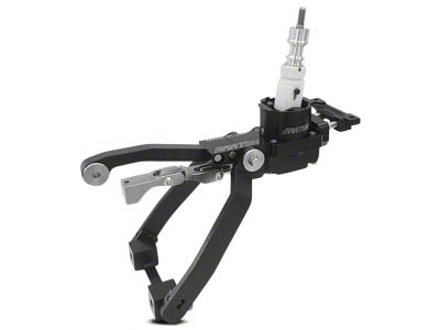 Barton Hybrid 3 Short Throw Shifter with Brushed Pull Up Collar; MT-82 (15-25 Mustang GT)
