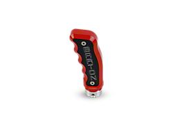 Barton Automatic Pistol Grip Shift Knob with Black Inlays and Barton Engraving; Red (15-25 Mustang GT, EcoBoost, V6)