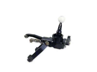 Barton Hybrid 3 Short Throw Shifter with Coyote Engraving and White Shift Knob; MT-82 (15-25 Mustang GT)