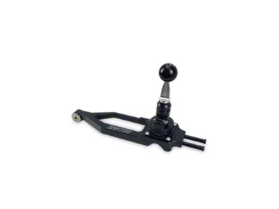 Barton Short Throw Shifter with Brushed Flat Stick, Barton Engraving and Black Shift Knob; TR-3160 (21-23 Mustang Mach 1 w/ Manual Transmission)