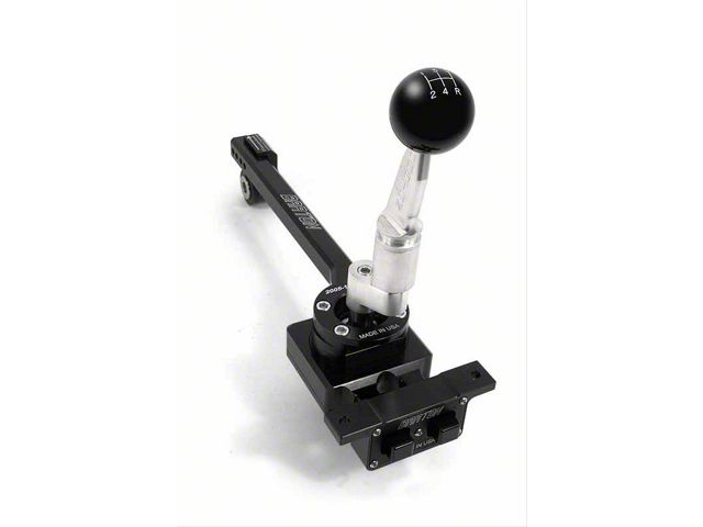 Barton Mustang Short Throw Shifter with Brushed Flat Stick and Black ...