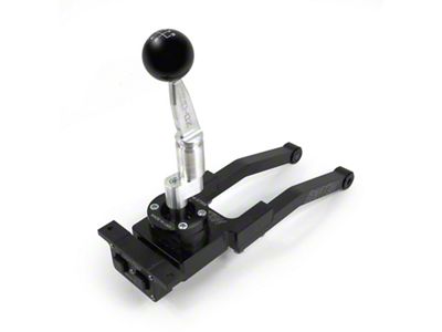 Barton Short Throw Shifter with Brushed Flat Stick and Black Shift Knob; TR-6060 (10-14 Mustang GT500)