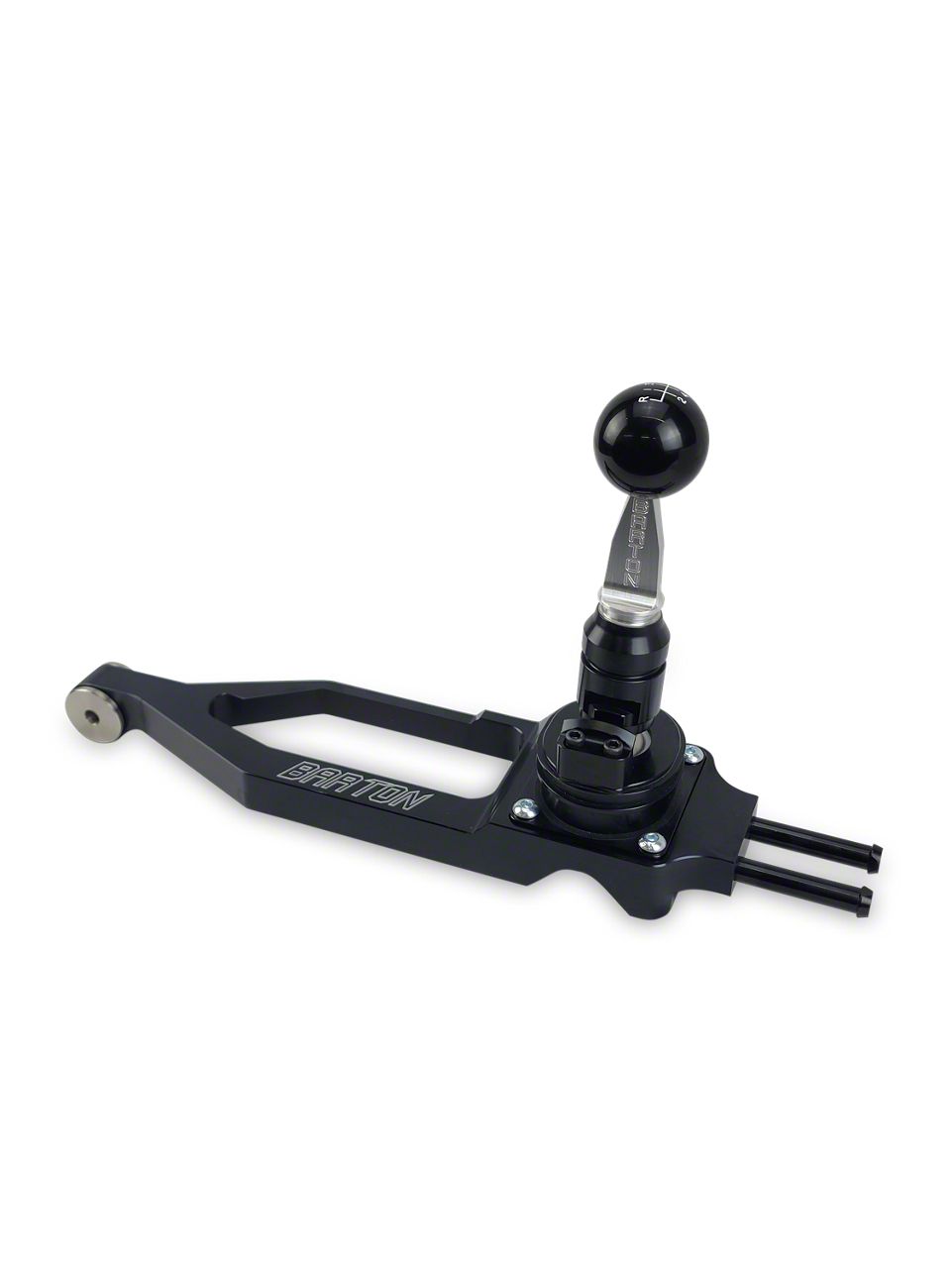 Barton Mustang Short Throw Shifter with Brushed Aluminum FlatStick and