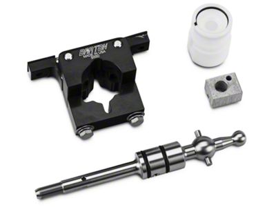 Barton Short Throw Shifter Handle with Two-Post Bracket; MT-82 (15-25 Mustang GT, EcoBoost, V6)