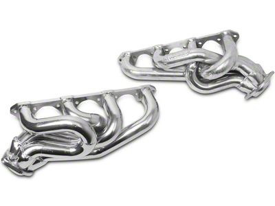 BBK 1-5/8-Inch Equal Length Shorty Headers; Polished Silver Ceramic (94-95 Mustang GT, Cobra)