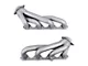 BBK 1-5/8-Inch Shorty Headers; Titanium Ceramic (94-95 Mustang GT, Cobra)