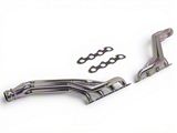BBK 1-3/4-Inch Long Tube Headers; Polished Silver Ceramic (09-23 5.7L HEMI Challenger)