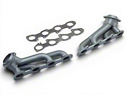 BBK 1-3/4-Inch Tuned Length Shorty Headers; Titanium Ceramic (09-23 5.7L HEMI Challenger)