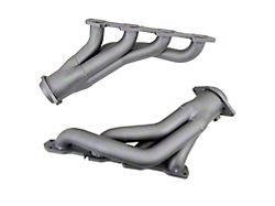 BBK 1-7/8-Inch Tuned Length Shorty Headers; Titanium Ceramic (11-23 6.4L HEMI Challenger)