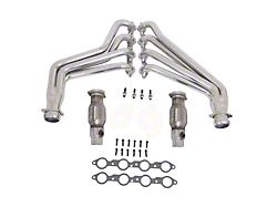 BBK 1-3/4-Inch Long Tube Headers; Polished Silver Ceramic (10-15 Camaro SS)