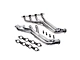 BBK 1-3/4-Inch Long Tube Headers; Polished Silver Ceramic (98-02 5.7L Camaro)