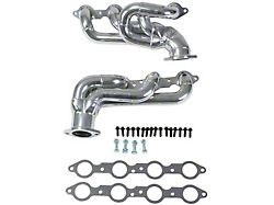 BBK 1-3/4-Inch Shorty Headers; Polished Silver Ceramic (10-15 Camaro SS)