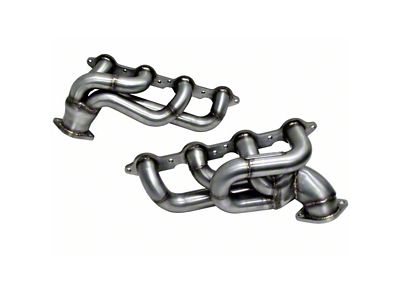 BBK 1-3/4-Inch Shorty Headers; Stainless (10-15 Camaro SS)