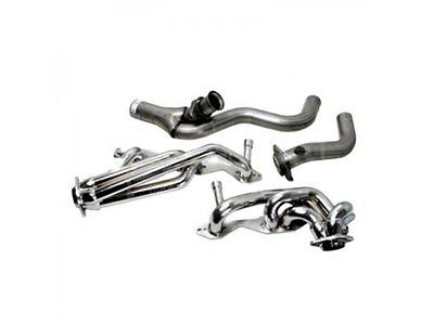 BBK 1-5/8-Inch Shorty Headers with Y-Pipe; Titanium Ceramic (94-95 5.7L Camaro w/ Single Catalytic Converter)