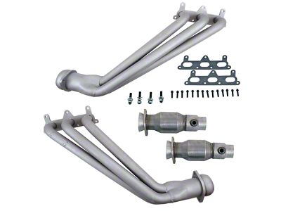 BBK 1-5/8-Inch Long Tube Headers; Titanium Ceramic (10-11 V6 Camaro)