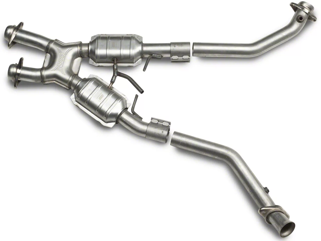 BBK Mustang Catted X-Pipe 1663 (94-95 5.0L Mustang) - Free BBK Mustang Catted X-Pipe 1663 (94-95 5.0L Mustang) - Free