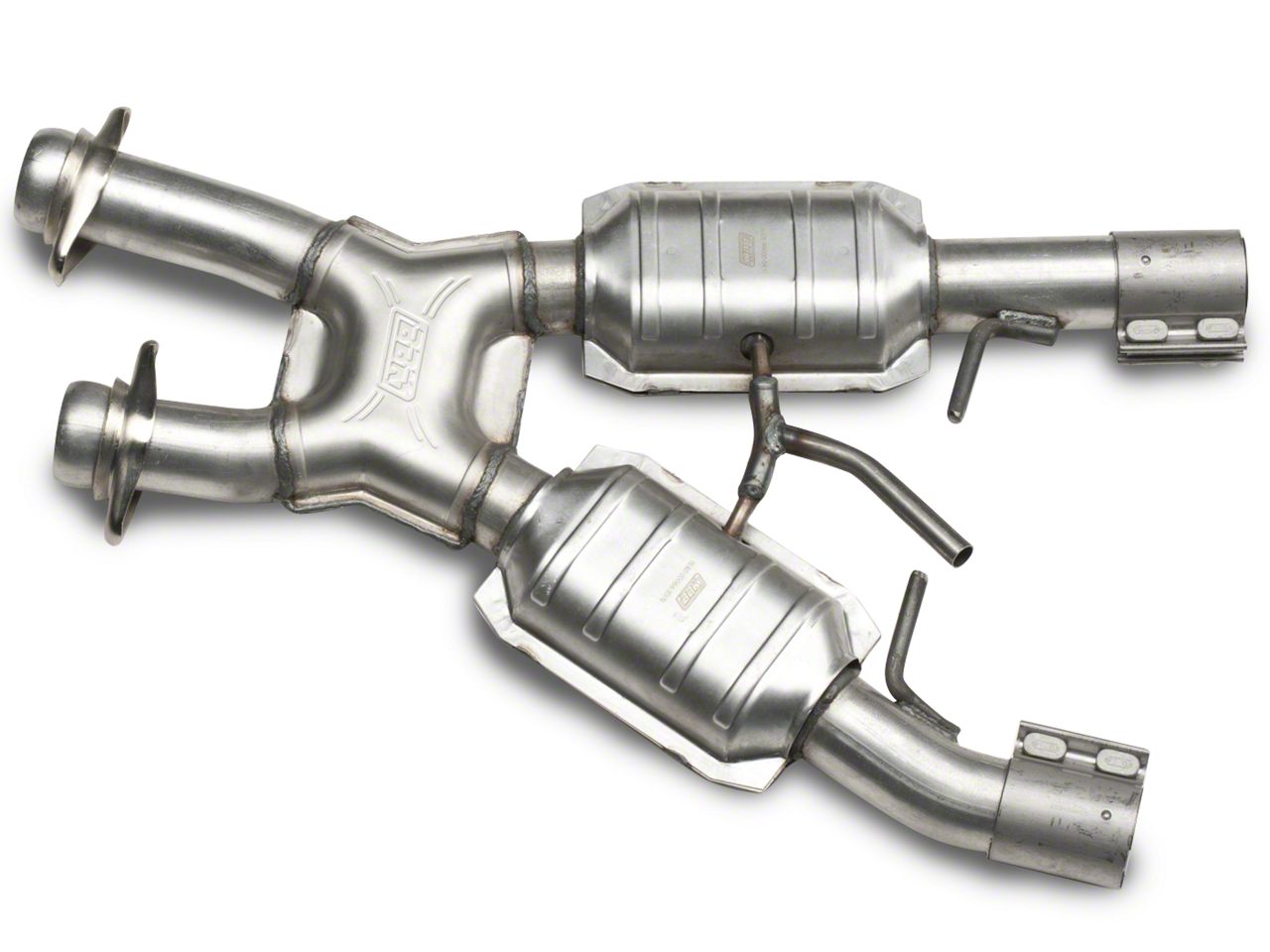 BBK Mustang Catted X-Pipe 1663 (94-95 5.0L Mustang) - Free