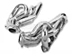 BBK 1-5/8-Inch Equal Length Shorty Headers; Polished Silver Ceramic (86-93 5.0L Mustang)