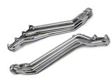 BBK 1-5/8-Inch Long Tube Headers; Polished Silver Ceramic (05-10 Mustang GT)