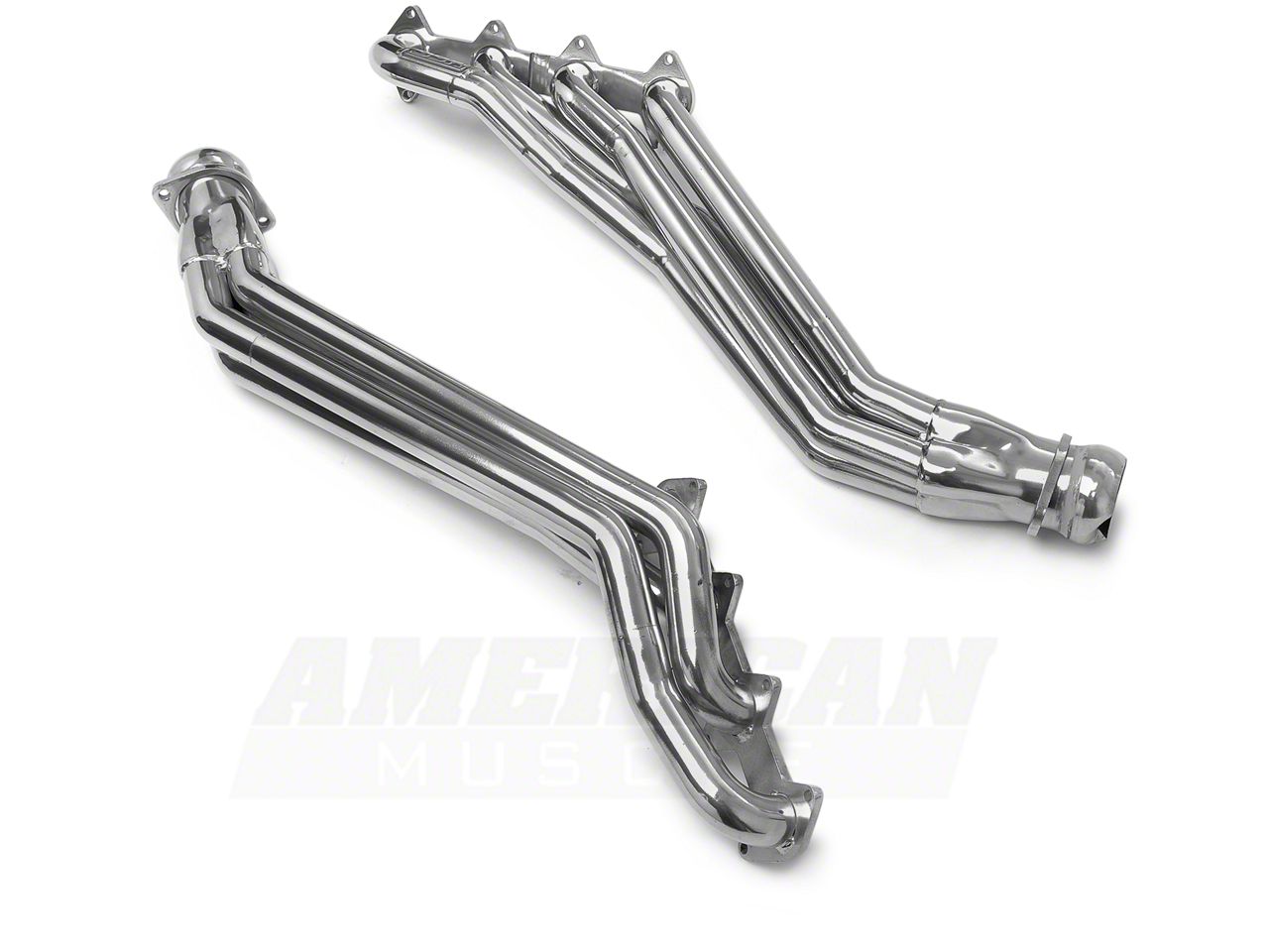 ロングホーン BBK Mustang 1-5/8-Inch Long Tube Headers; Ceramic 16410 (05-10