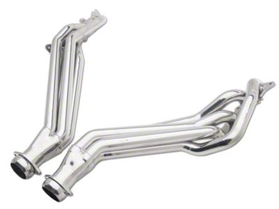 BBK 1-7/8-Inch Long Tube Headers; Polished Silver Ceramic (11-23 Mustang GT)