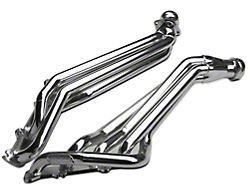 BBK 1-3/4-Inch Long Tube Headers; Polished Silver Ceramic (11-23 Mustang GT)