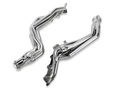 BBK 1-5/8-Inch Long Tube Headers; Polished Silver Ceramic (96-98 Mustang Cobra)