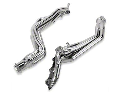 BBK 1-5/8-Inch Long Tube Headers; Polished Silver Ceramic (96-98 Mustang Cobra)