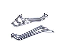 BBK 1-5/8-Inch Long Tube Headers; Polished Silver Ceramic (09-10 3.5L Challenger)