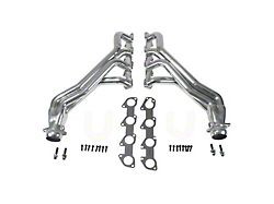 BBK 1-3/4-Inch Long Tube Headers; Polished Silver Ceramic (09-23 5.7L HEMI RWD Charger)