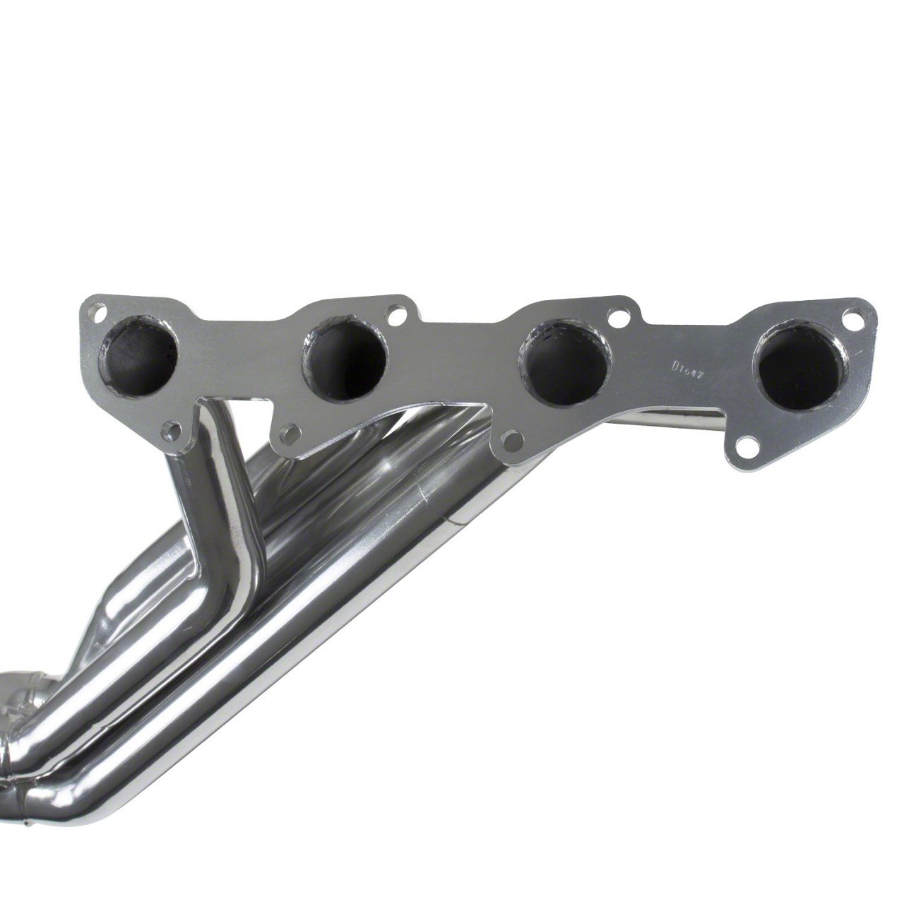 BBK Charger 1-3/4-Inch Long Tube Headers; Polished Silver