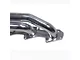BBK 1-3/4-Inch Tuned Length Shorty Headers; Polished Silver Ceramic (09-23 5.7L HEMI Charger)