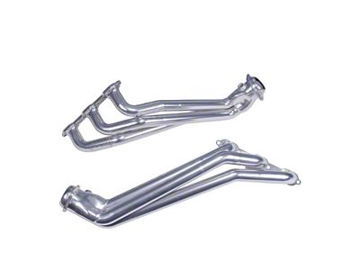 BBK 1-5/8-Inch Long Tube Headers; Polished Silver Ceramic (06-10 3.5L Charger)