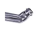 BBK 1-5/8-Inch Long Tube Headers; Polished Silver Ceramic (06-10 3.5L Charger)