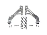 BBK 1-7/8-Inch Long Tube Headers; Polished Silver Ceramic (06-23 6.1L HEMI, 6.2L HEMI, 6.4L HEMI Charger)