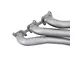 BBK 1-3/4-Inch Long Tube Headers; Polished Silver Ceramic Titanium (11-17 Mustang V6)