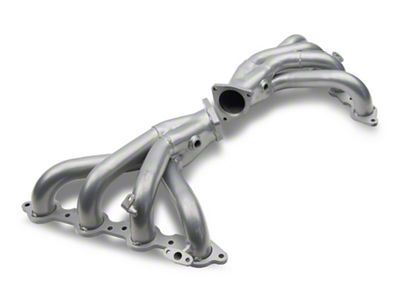 BBK 1-3/4-Inch Shorty Headers; Polished Silver Ceramic (97-99 Corvette C5)