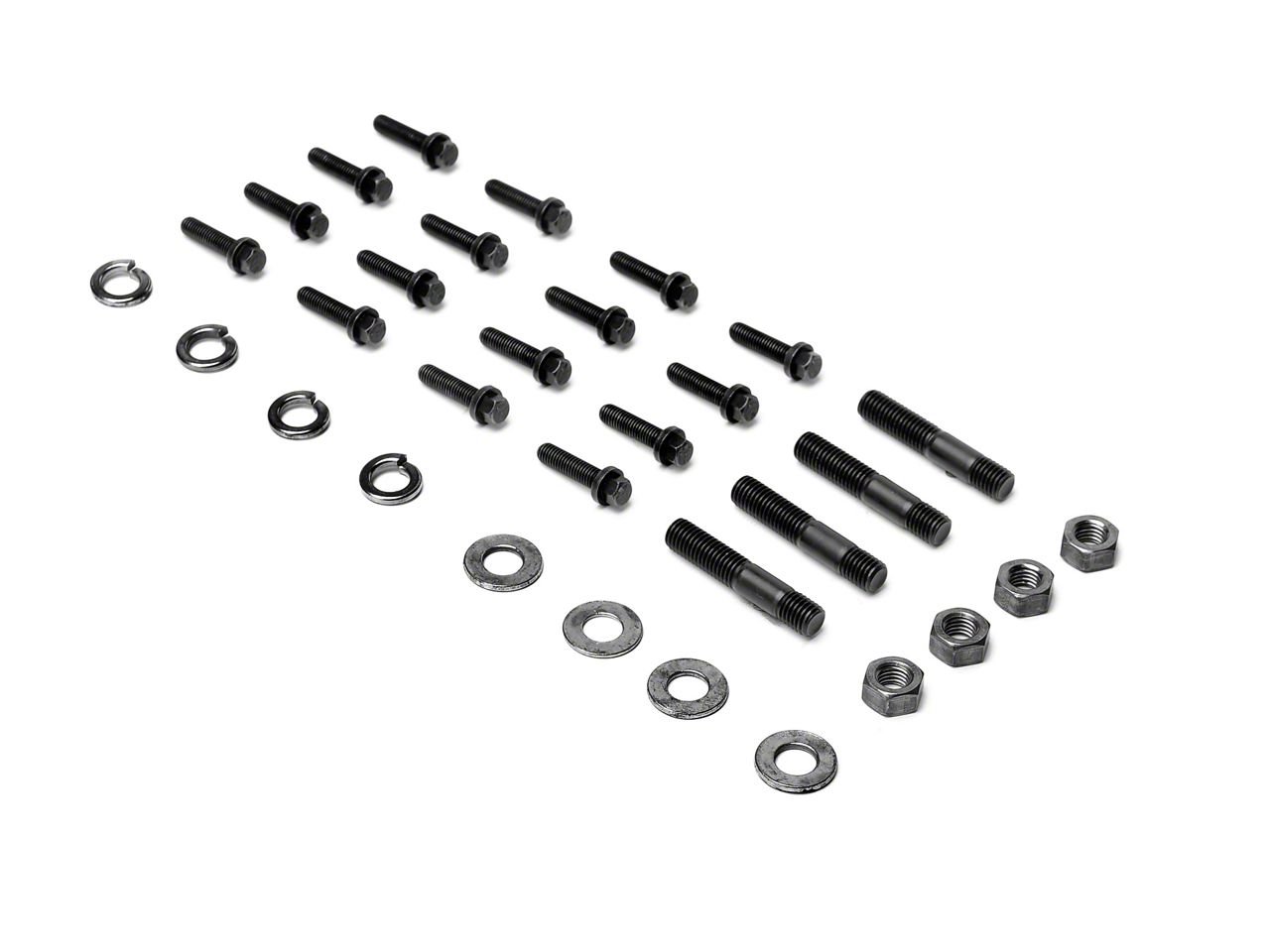 BBK Mustang 1-5/8-Inch Long Tube Headers; Ceramic 15410 (96