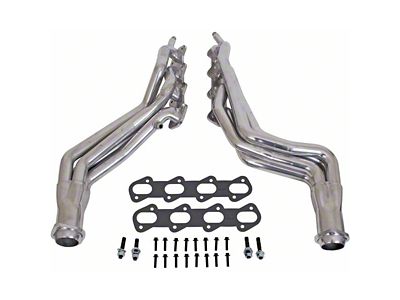 BBK 1-5/8-Inch Long Tube Headers; Polished Silver Ceramic (96-98 Mustang Cobra)