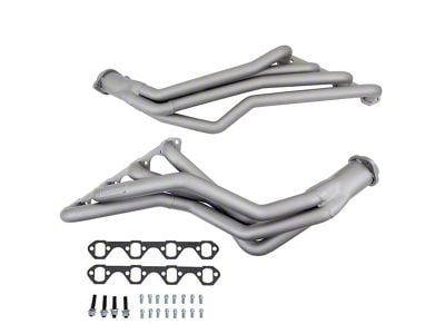 BBK 1-5/8-Inch Long Tube Headers; Titanium Ceramic (79-93 5.0 Mustang w/ AOD-E Automatic Transmission)
