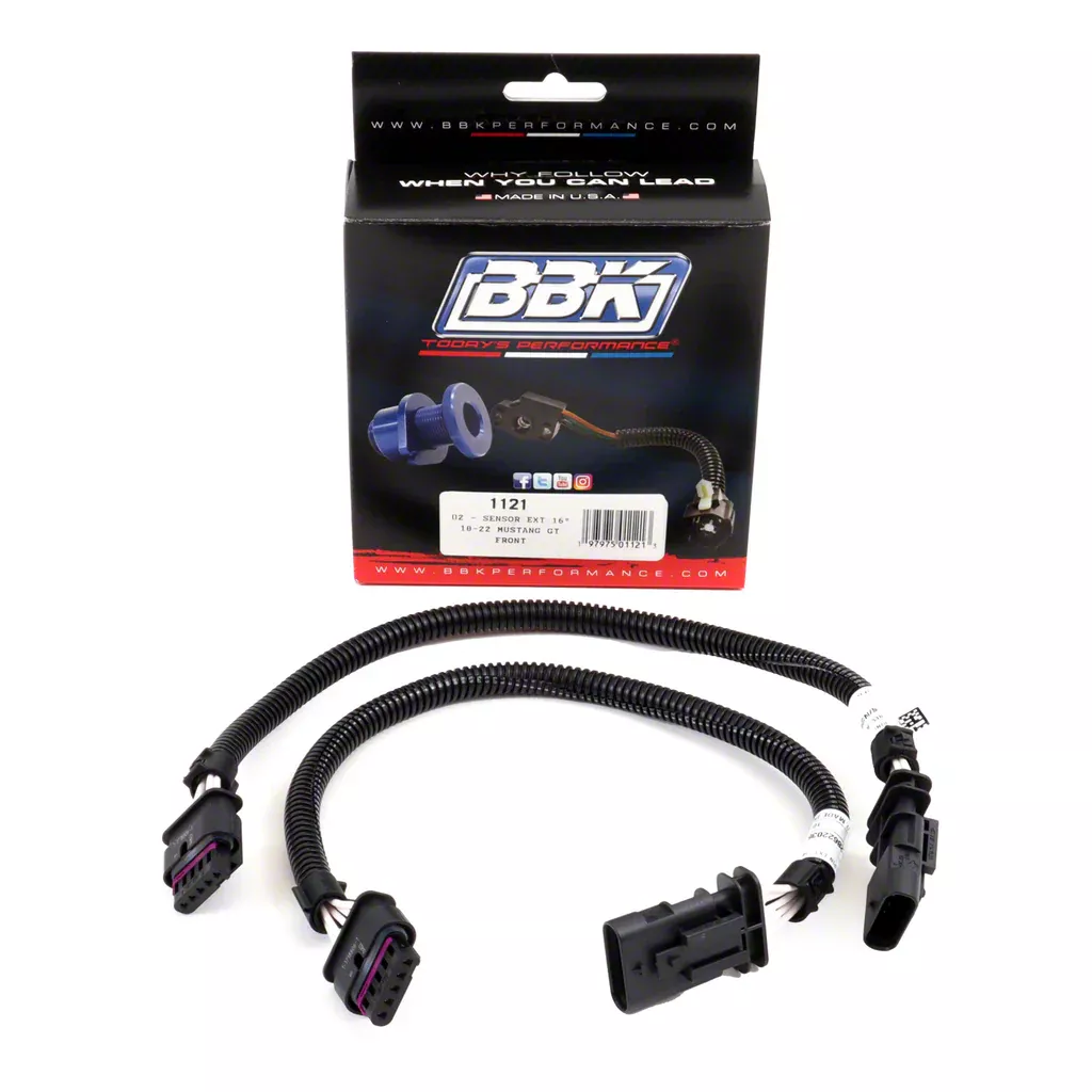 7andページ BBK Mustang O2 Sensor Wire Harness Extension Kit; Front Pair