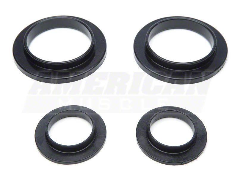 SR Performance Mustang Polyurethane Spring Isolators; Rear 56055 (79-04 ...